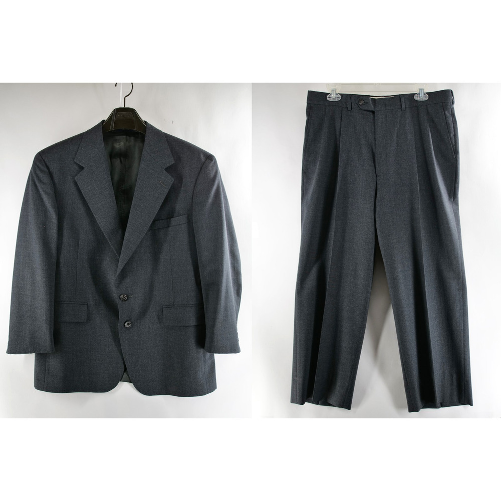 Gant x Today's Man Suit Mens 44S Gray 2 Button 36x27